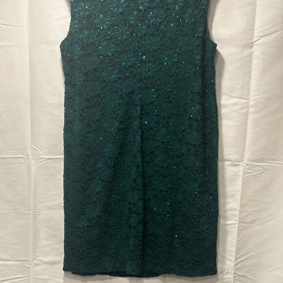Dressbarn Green Sequin Cowl Neck Midi Dress Plus Size 22 NWT - Picture 7 of 14